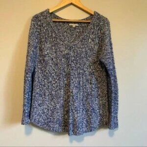 American eagles outfitter blue cable knit oversized chunky sweater size M